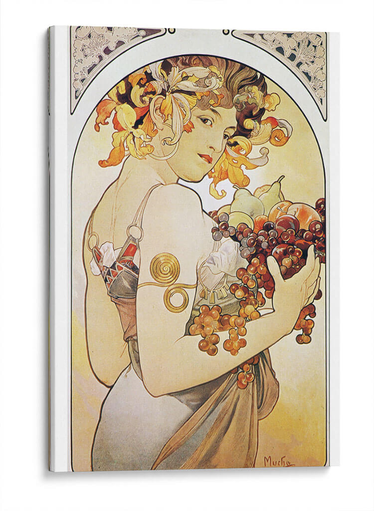 La fruta - II - Alfons Mucha | Cuadro decorativo de Canvas Lab