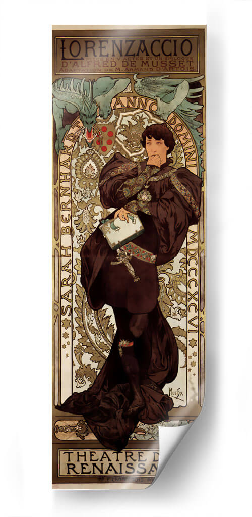 Lorenzaccio - III - Alfons Mucha | Cuadro decorativo de Canvas Lab
