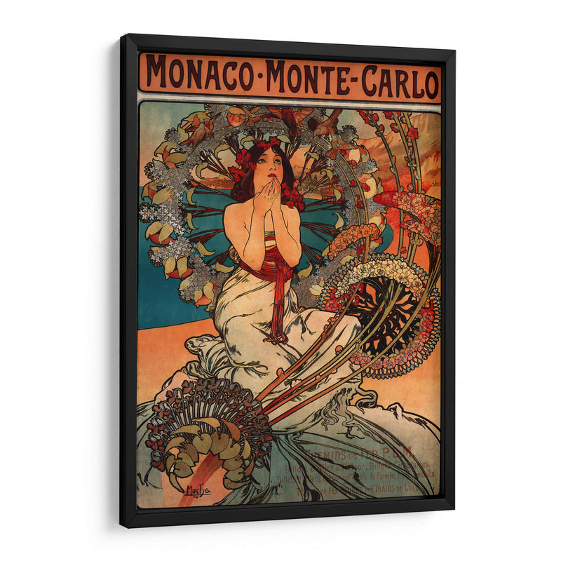 Mónaco, Monte Carlo - II - Alfons Mucha | Cuadro decorativo de Canvas Lab
