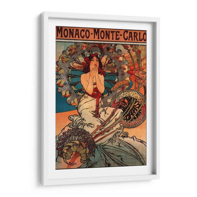 Mónaco, Monte Carlo - II - Alfons Mucha | Cuadro decorativo de Canvas Lab