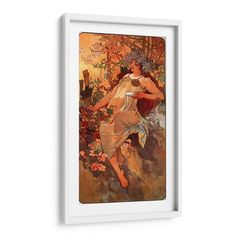 Otoño - II - Alfons Mucha | Cuadro decorativo de Canvas Lab