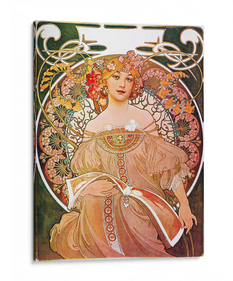 Ensueño, cartel de la editorial Champenois - II - Alfons Mucha | Cuadro decorativo de Canvas Lab