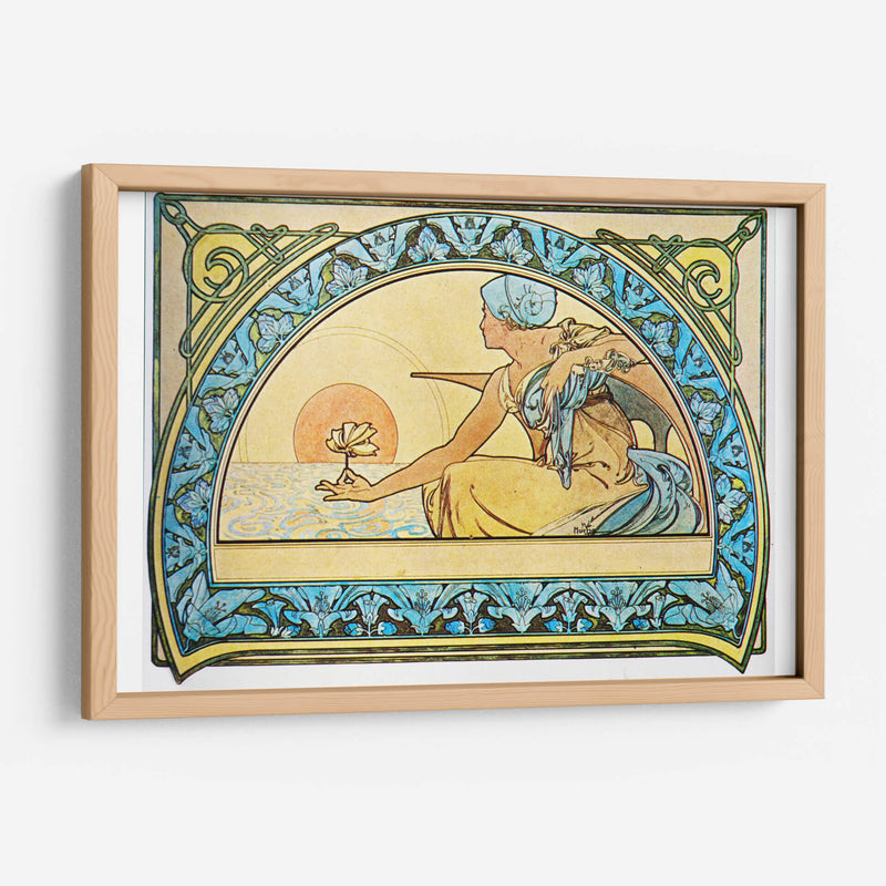 Nenúfar - Alfons Mucha | Cuadro decorativo de Canvas Lab
