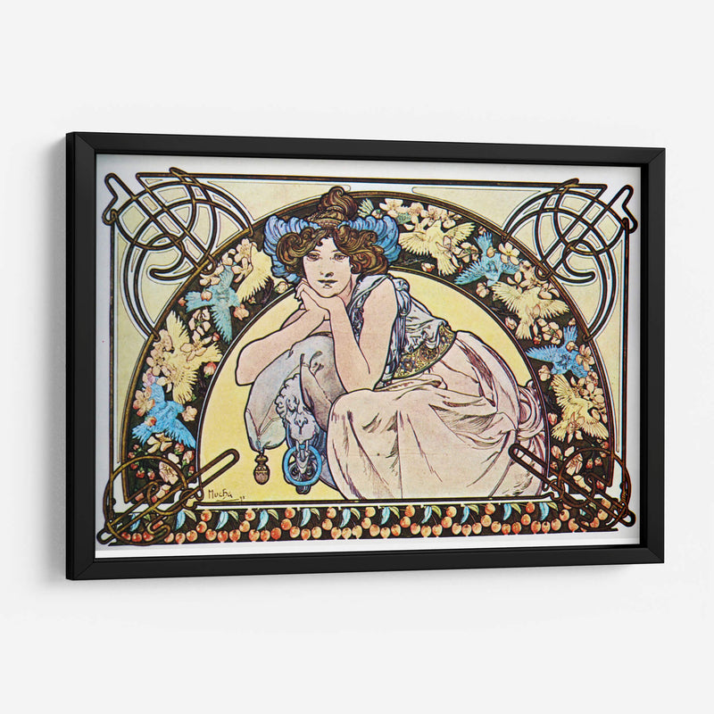 Flor de cerezo - Alfons Mucha | Cuadro decorativo de Canvas Lab