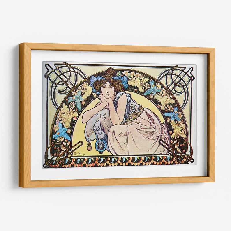 Flor de cerezo - Alfons Mucha | Cuadro decorativo de Canvas Lab