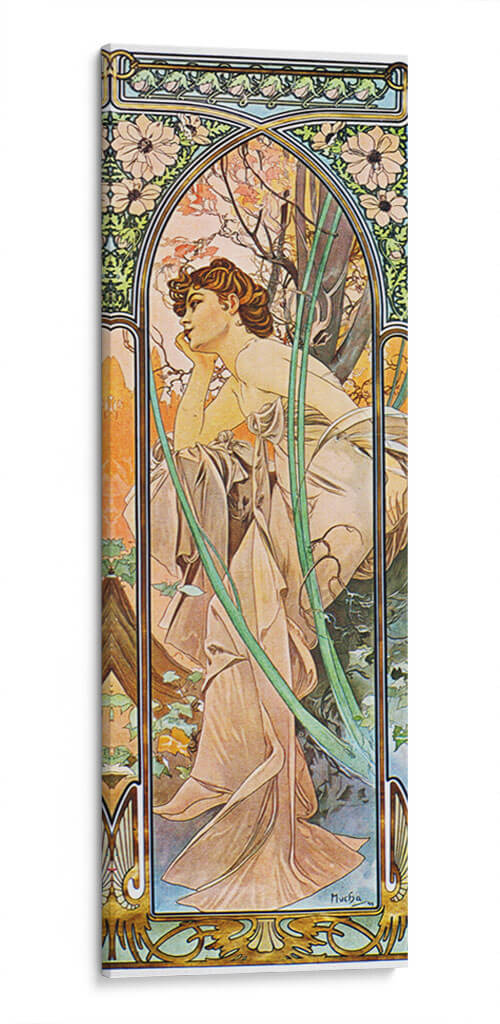 Ensueño nocturno - Alfons Mucha | Cuadro decorativo de Canvas Lab