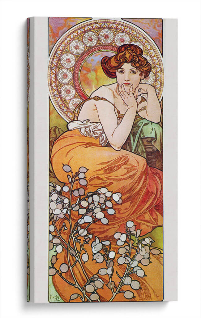 Topacio - Alfons Mucha | Cuadro decorativo de Canvas Lab