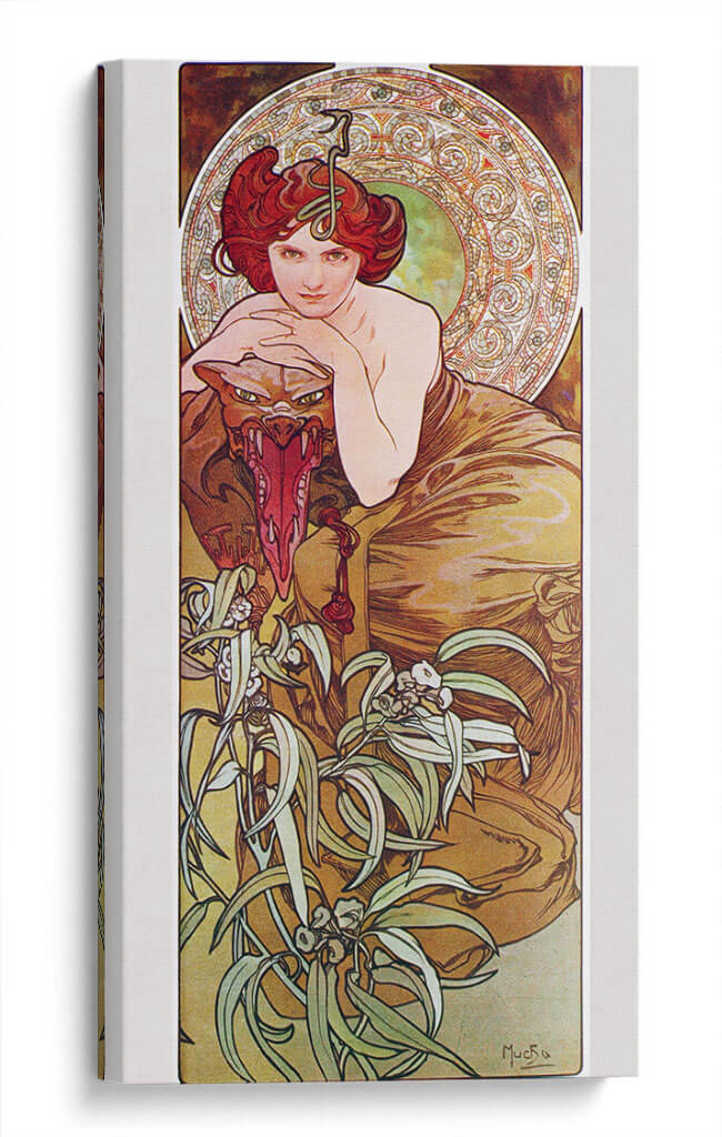 Esmeralda - Alfons Mucha | Cuadro decorativo de Canvas Lab
