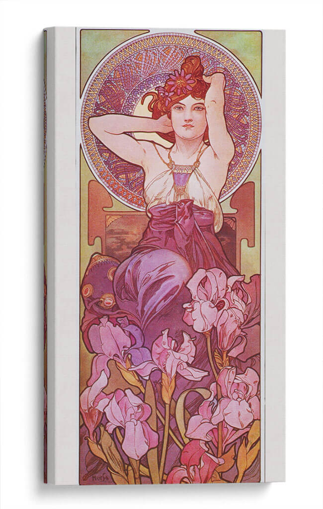 Amatista - Alfons Mucha | Cuadro decorativo de Canvas Lab