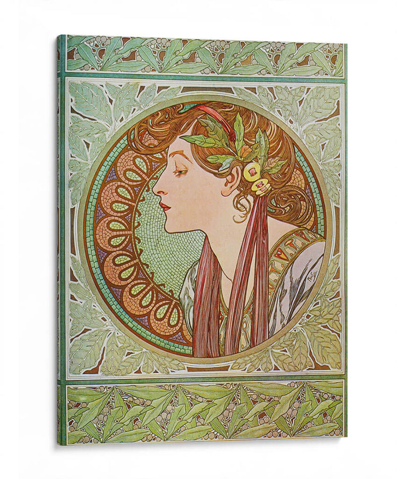 Laurel - Alfons Mucha | Cuadro decorativo de Canvas Lab