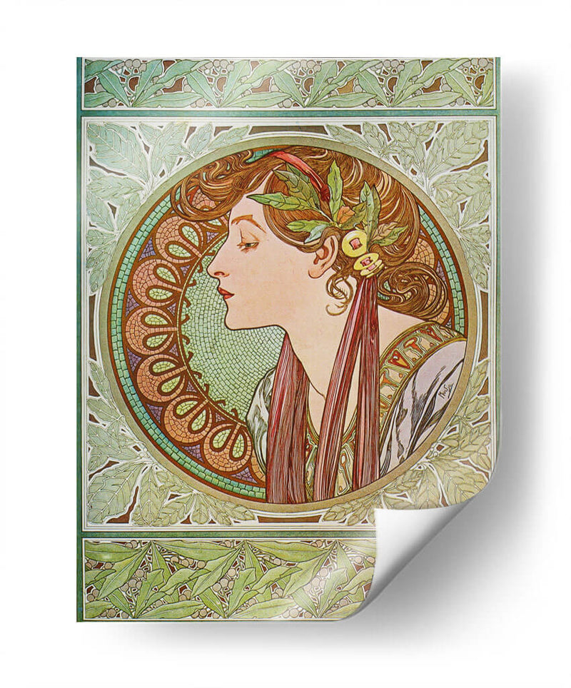 Laurel - Alfons Mucha | Cuadro decorativo de Canvas Lab