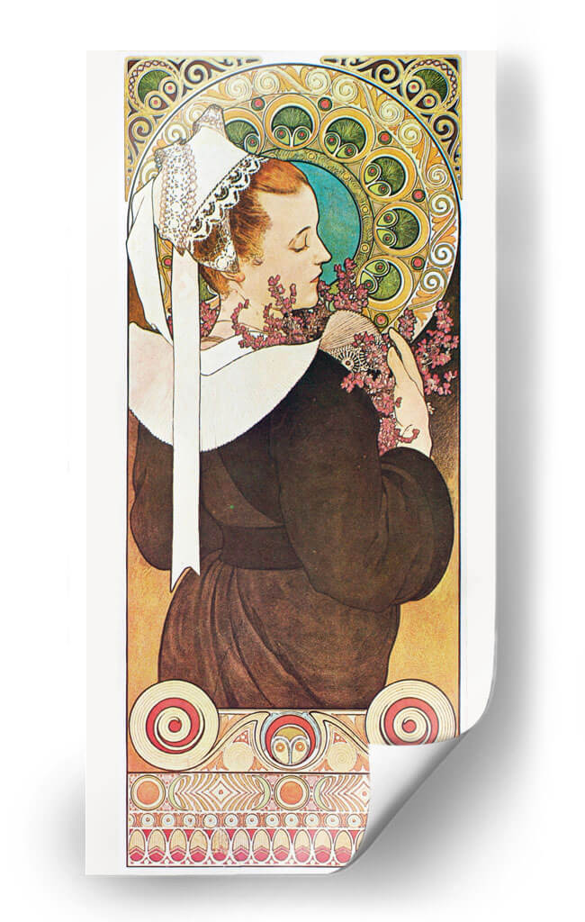 Bruyere De Falaise/Heather - Alfons Mucha | Cuadro decorativo de Canvas Lab