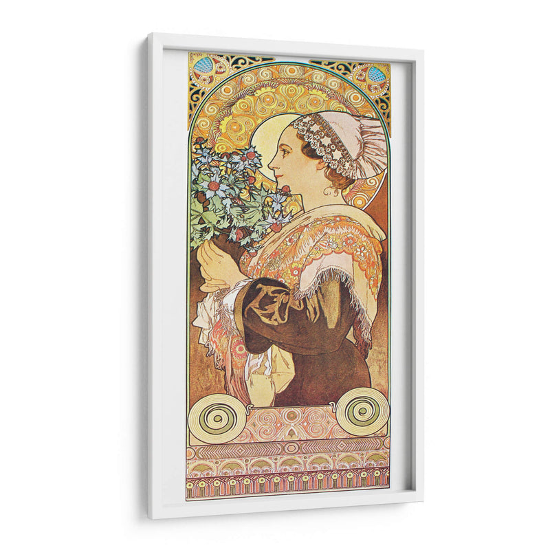 Grebas de cardo - Alfons Mucha | Cuadro decorativo de Canvas Lab