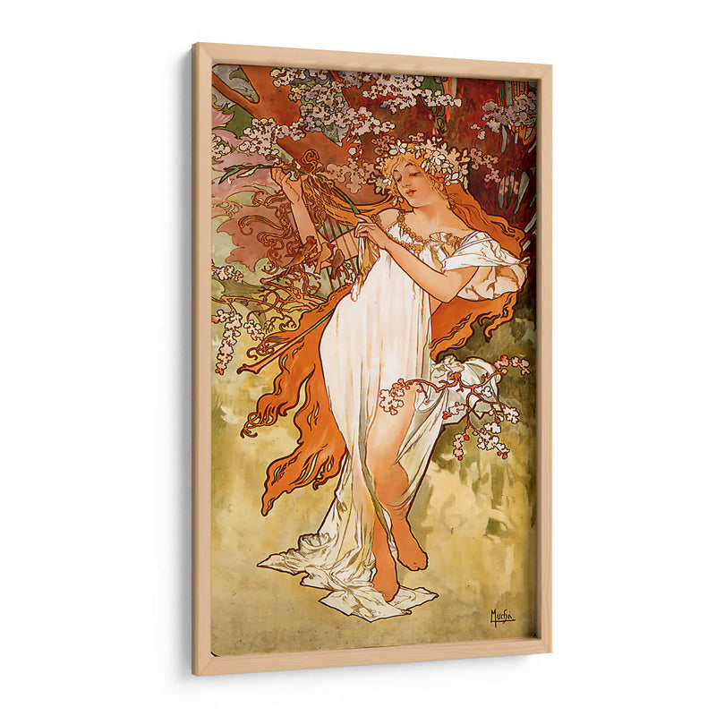 Primavera - III - Alfons Mucha | Cuadro decorativo de Canvas Lab