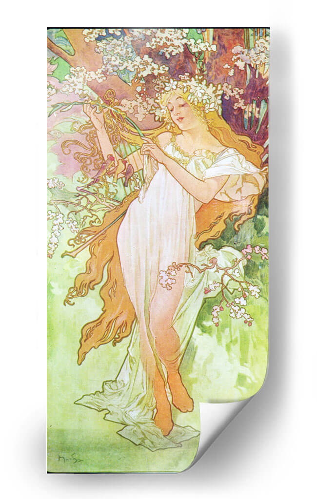 Primavera - IV - Alfons Mucha | Cuadro decorativo de Canvas Lab