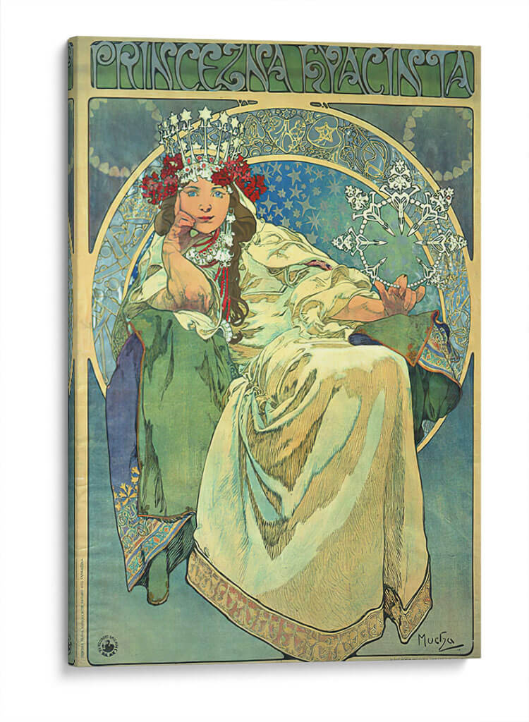 Princesa Jacinta - II - Alfons Mucha | Cuadro decorativo de Canvas Lab
