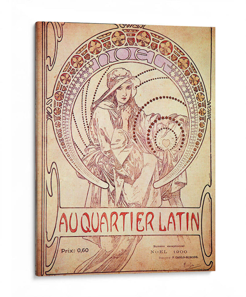 Au Quartier Latin - Alfons Mucha | Cuadro decorativo de Canvas Lab