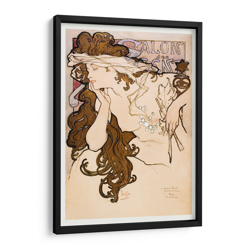 Salon des Cent poster - Alfons Mucha | Cuadro decorativo de Canvas Lab