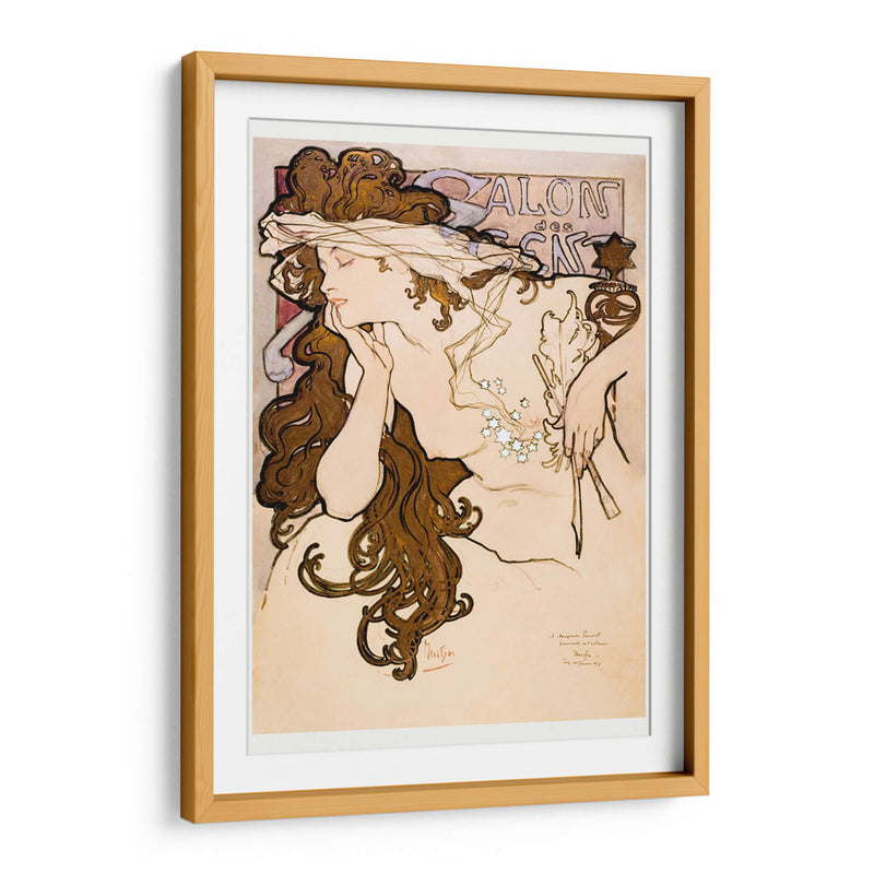 Salon des Cent poster - Alfons Mucha | Cuadro decorativo de Canvas Lab