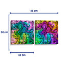 Hadas coloridas - Set de 2 - Gina Villalobos - Cuadro decorativo | Canvas Lab