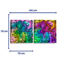 Hadas coloridas - Set de 2 - Gina Villalobos - Cuadro decorativo | Canvas Lab