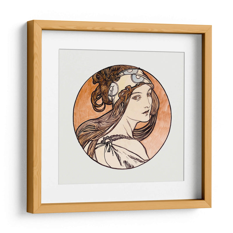 Vitral para la fachada de la boutique Fouquet - IX - Alfons Mucha | Cuadro decorativo de Canvas Lab