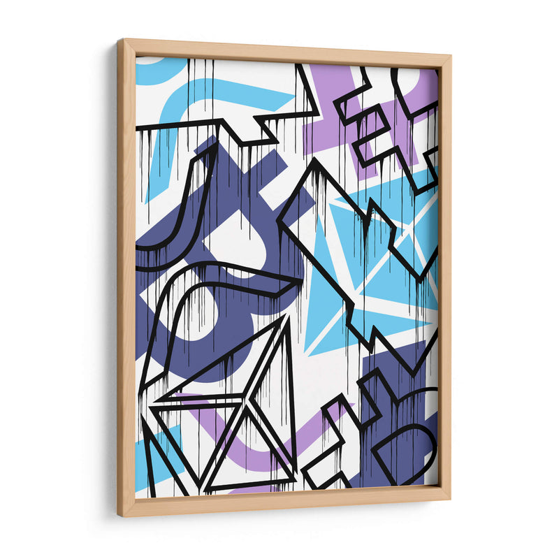 Bitcoin Graffiti 01 - David Aste | Cuadro decorativo de Canvas Lab