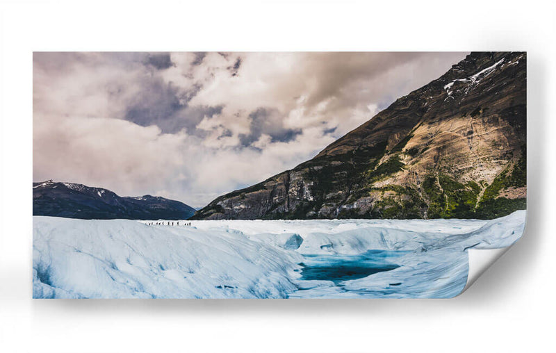 Paseo sobre el glaciar - Emmanuel Ramírez | Cuadro decorativo de Canvas Lab