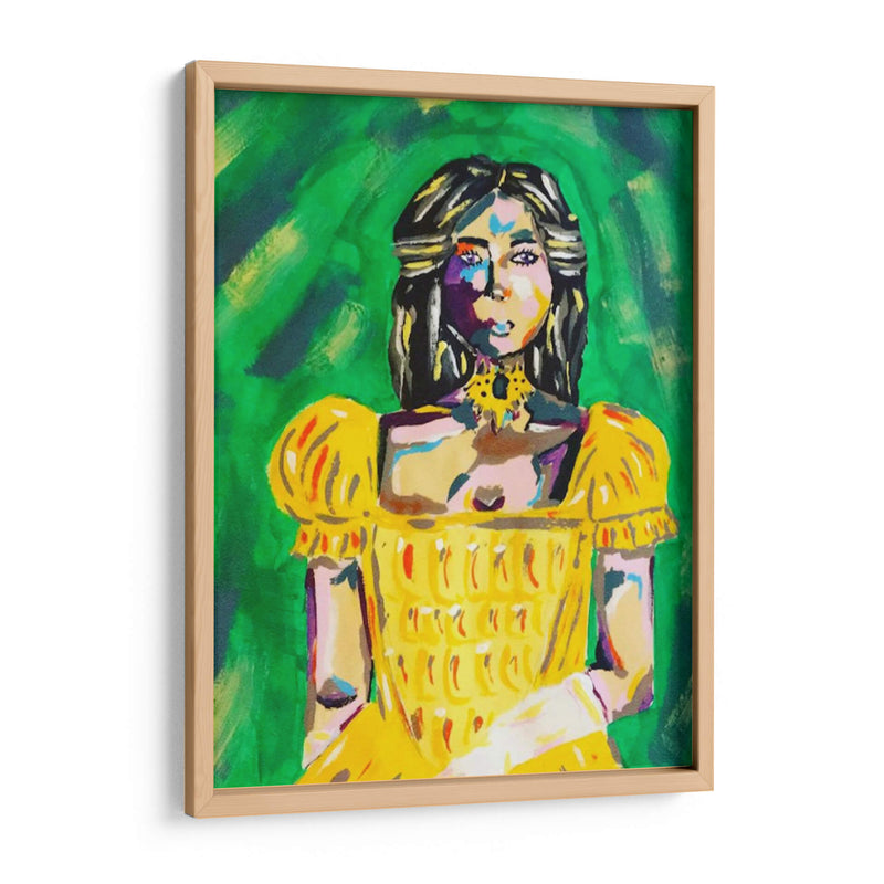 Chica en vestido amarillo - Jimena Escobedo | Cuadro decorativo de Canvas Lab
