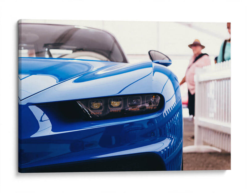 Bugatti Chiron azul | Cuadro decorativo de Canvas Lab