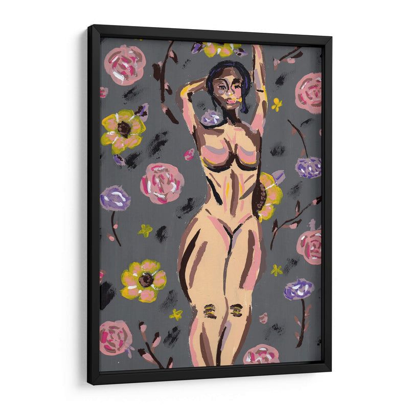 Mujer entre flores - Jimena Escobedo | Cuadro decorativo de Canvas Lab