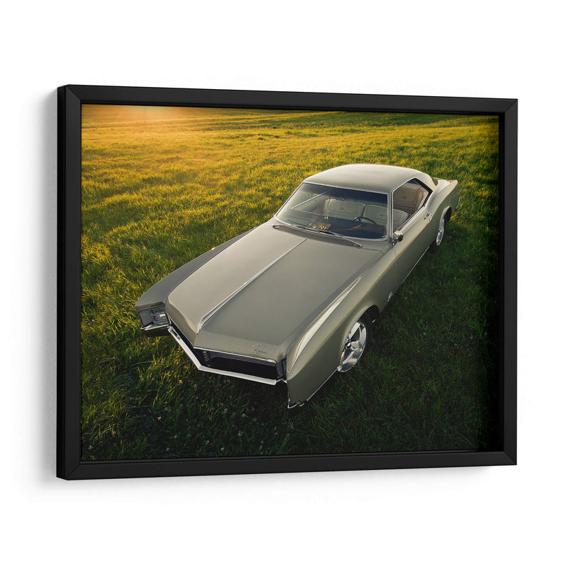 Buick Riviera verde olivo | Cuadro decorativo de Canvas Lab