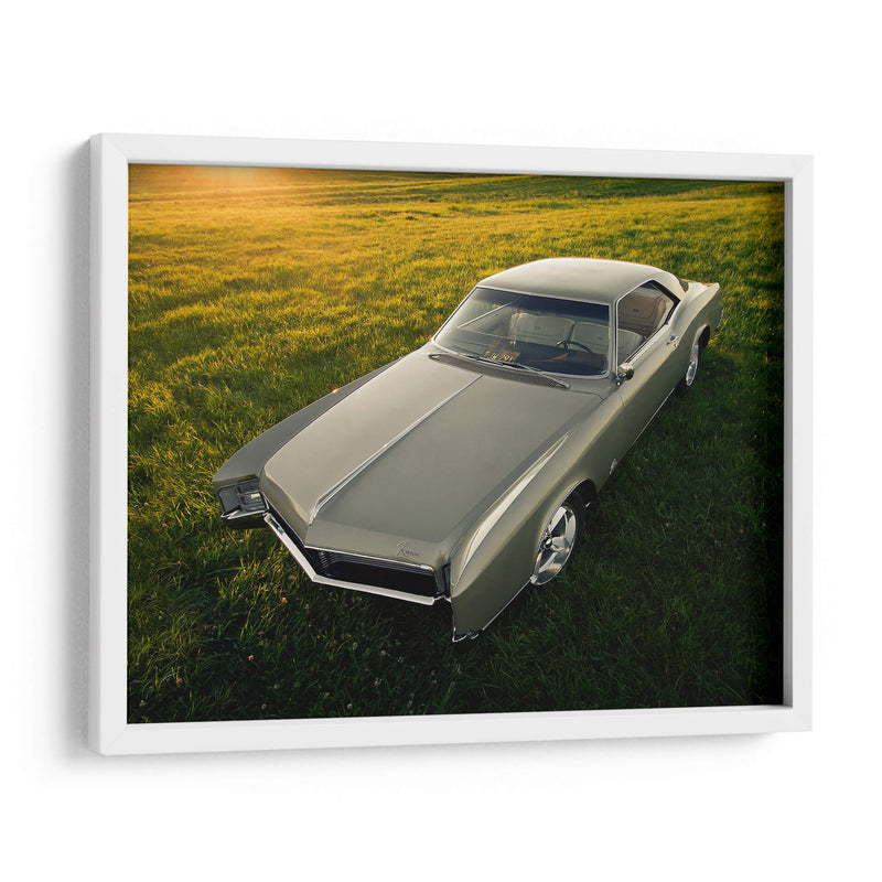 Buick Riviera verde olivo | Cuadro decorativo de Canvas Lab