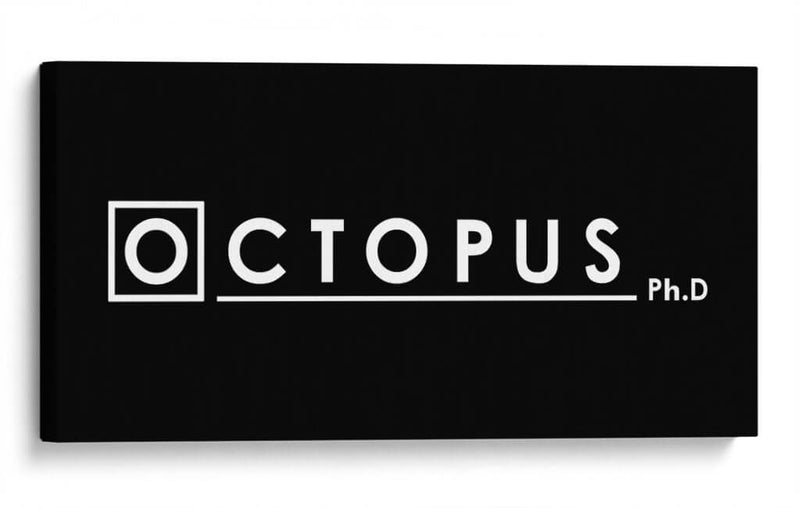 Octopus Ph.D. - Roge I. Luis | Cuadro decorativo de Canvas Lab