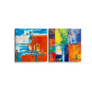 Bloques de color - Set de 2 - Cuadro decorativo | Canvas Lab
