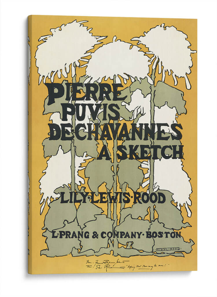 Pierre Puvis de Chavannes - Ethel Reed | Cuadro decorativo de Canvas Lab