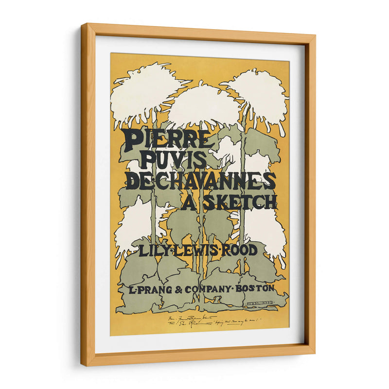 Pierre Puvis de Chavannes - Ethel Reed | Cuadro decorativo de Canvas Lab