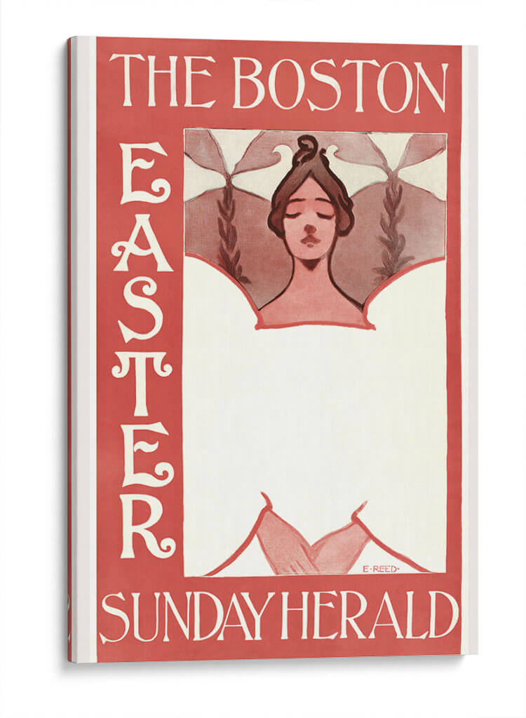 The Boston Easter Sunday Herald - Ethel Reed | Cuadro decorativo de Canvas Lab