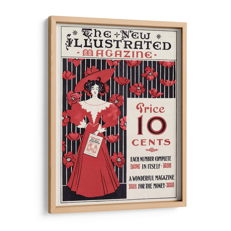 The New Illustrated Magazine - Ethel Reed | Cuadro decorativo de Canvas Lab