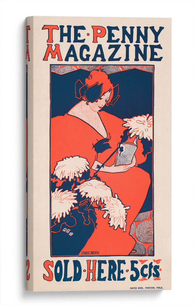 The Penny Magazine - Ethel Reed | Cuadro decorativo de Canvas Lab