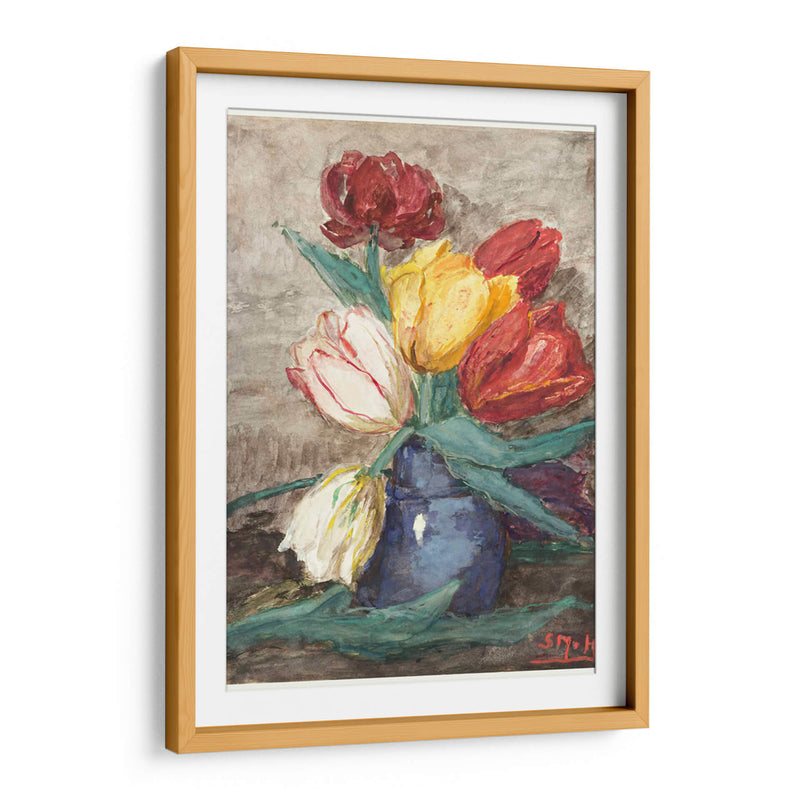 Tulipanes en un jarrón - Sientje Mesdag-van Houten | Cuadro decorativo de Canvas Lab