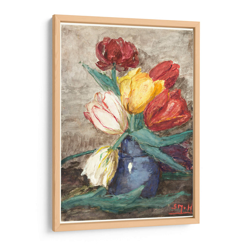 Tulipanes en un jarrón - Sientje Mesdag-van Houten | Cuadro decorativo de Canvas Lab