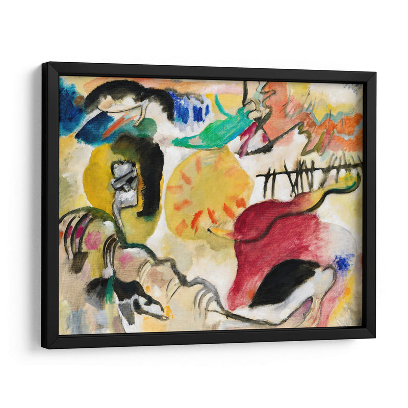 Improvisación 27 (Jardín de amor II) - Wassily Kandinsky | Cuadro decorativo de Canvas Lab