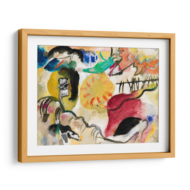 Improvisación 27 (Jardín de amor II) - Wassily Kandinsky | Cuadro decorativo de Canvas Lab