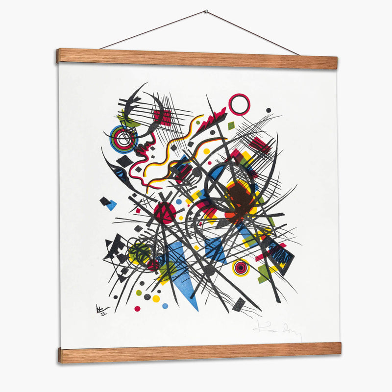 Für die Vierte Bauhausmappe - Wassily Kandinsky | Cuadro decorativo de Canvas Lab