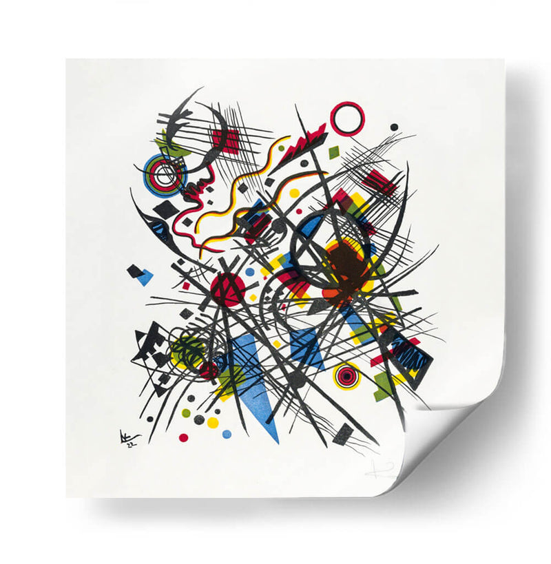 Für die Vierte Bauhausmappe - Wassily Kandinsky | Cuadro decorativo de Canvas Lab