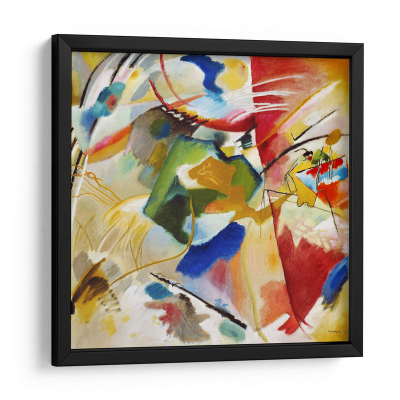 Pintura con el centro verde - Wassily Kandinsky | Cuadro decorativo de Canvas Lab