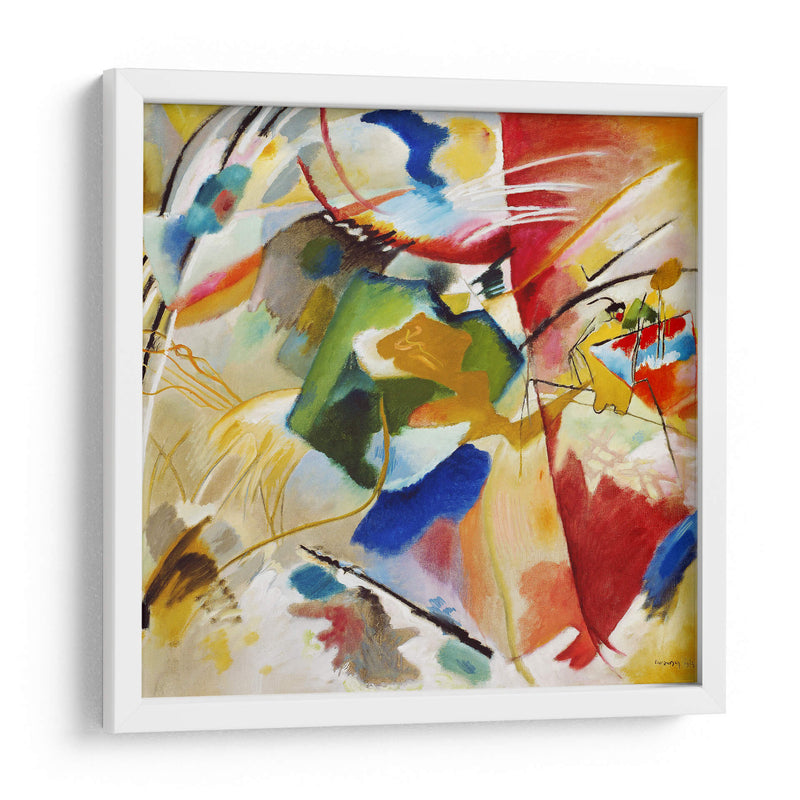 Pintura con el centro verde - Wassily Kandinsky | Cuadro decorativo de Canvas Lab