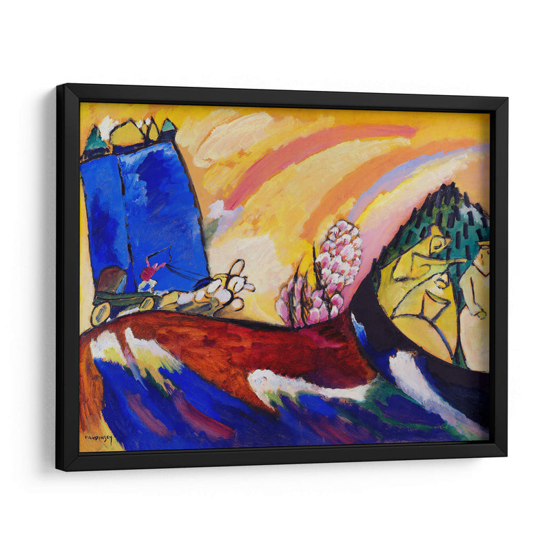 Pintura con Troika - Wassily Kandinsky | Cuadro decorativo de Canvas Lab
