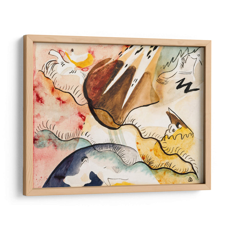 Paisaje de lluvia - Wassily Kandinsky | Cuadro decorativo de Canvas Lab